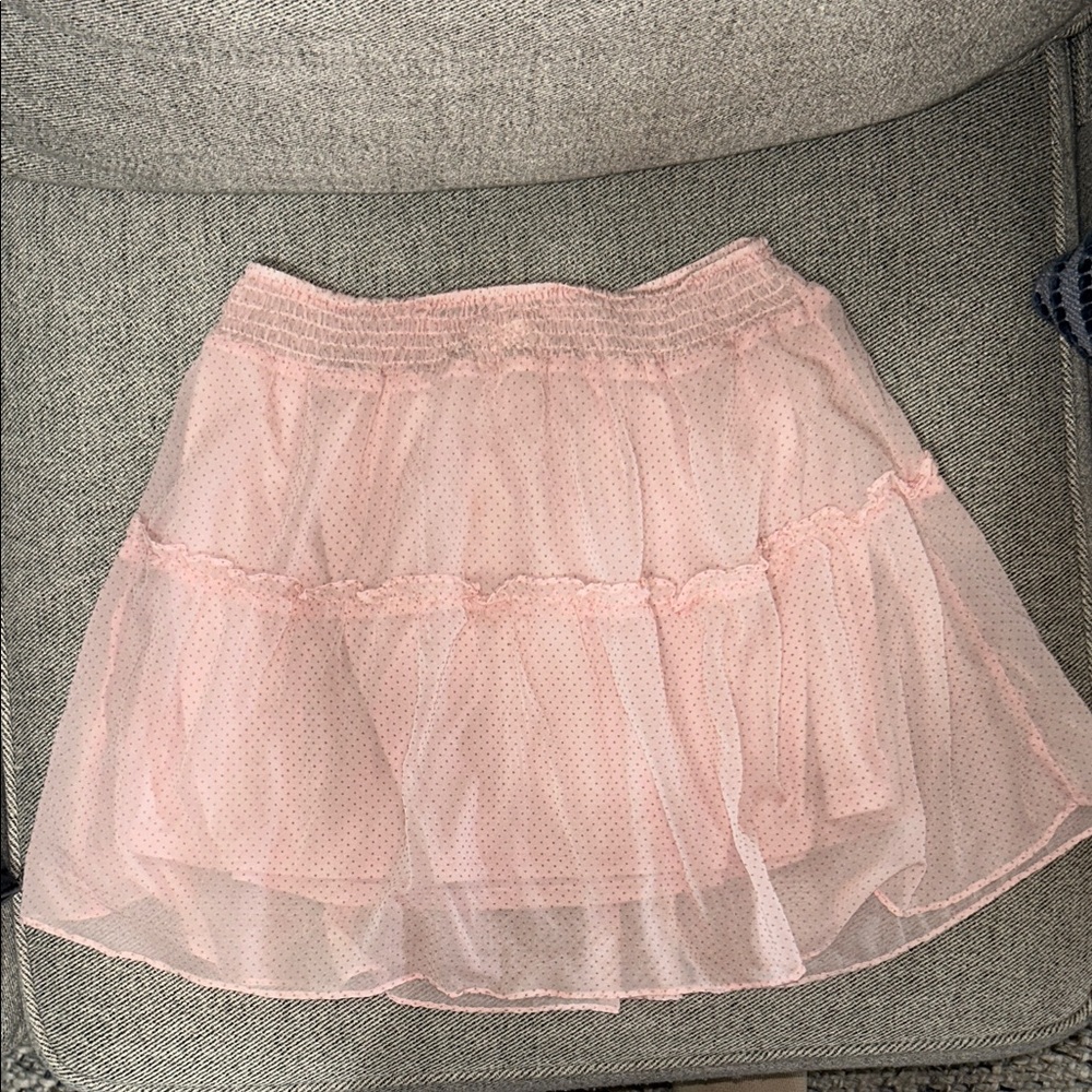 Altar'd State Light Pink Mini Skirt